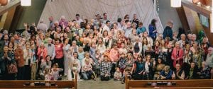 Group of Church members posing for a photo