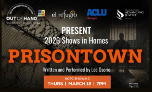 Prisontown at NDPC March 12 at 7PM