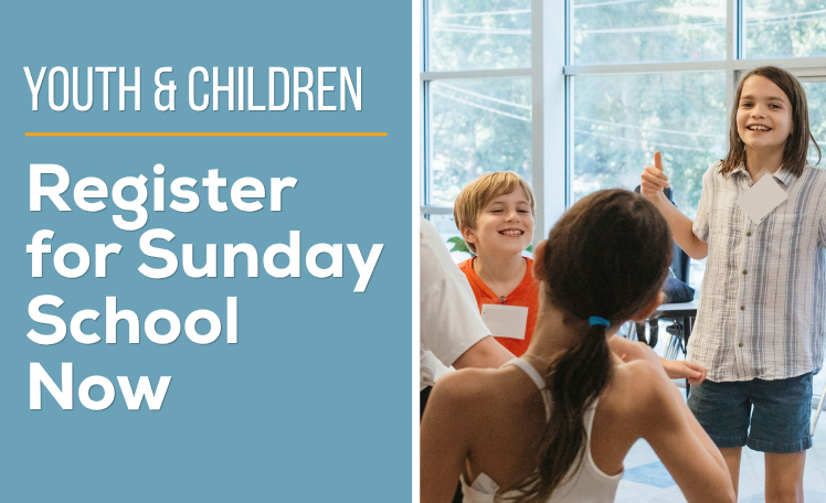 register for sunday school now